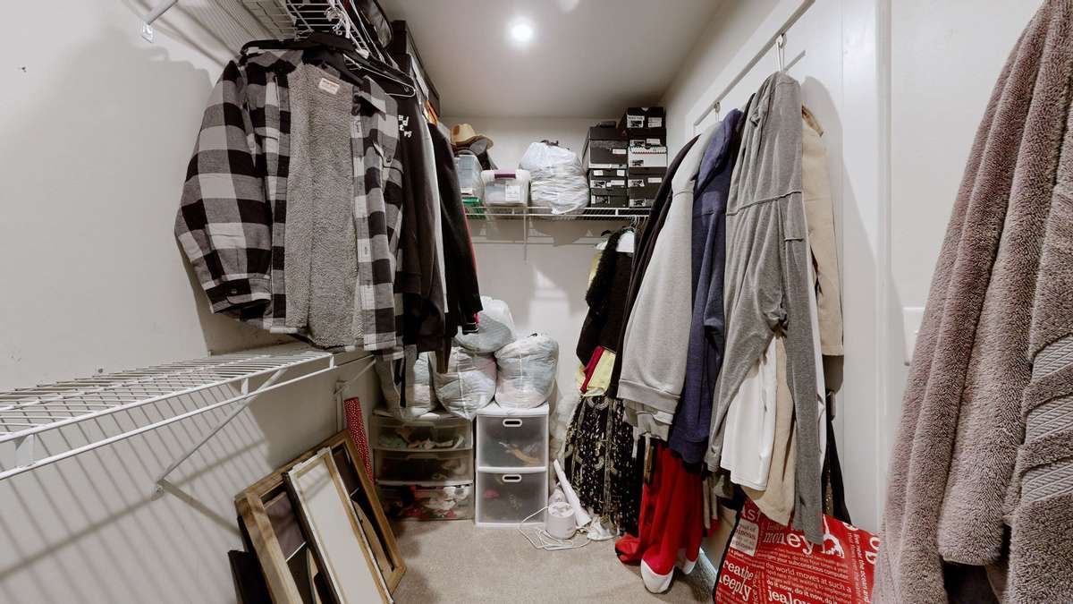 Second walk in closet in primary suite