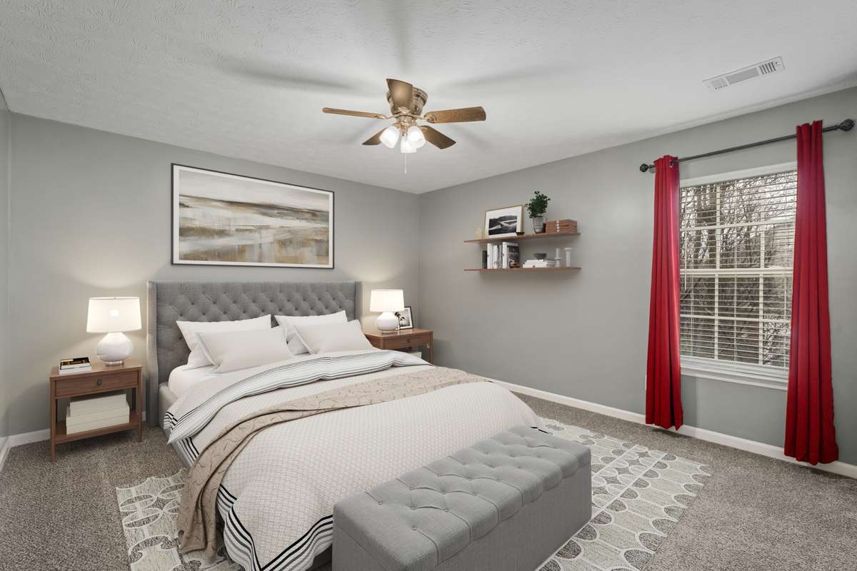 Virtual staging, terrific size rooms