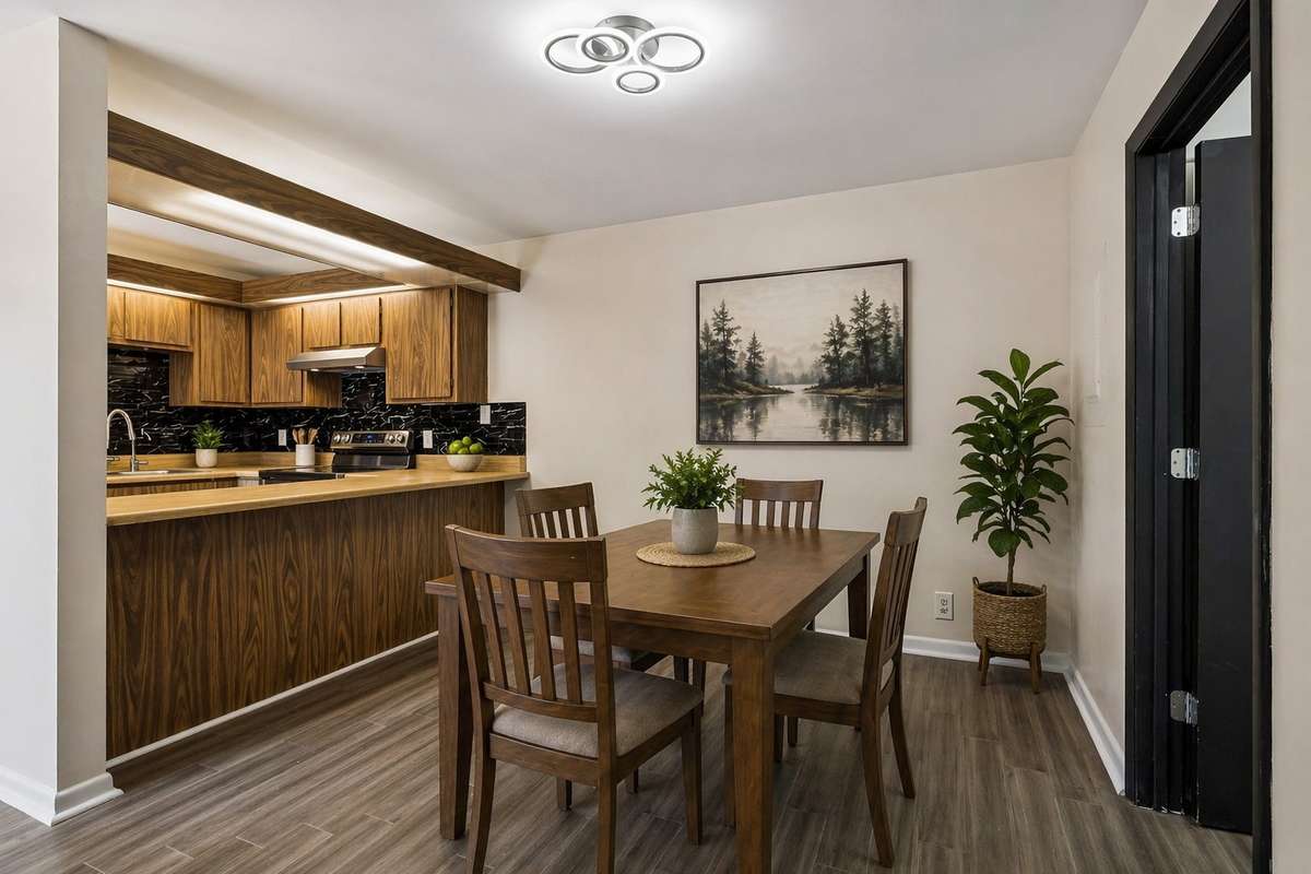 Eat in area with modern light fixture! 101 Cedarwood Lane, Madison, TN 37115