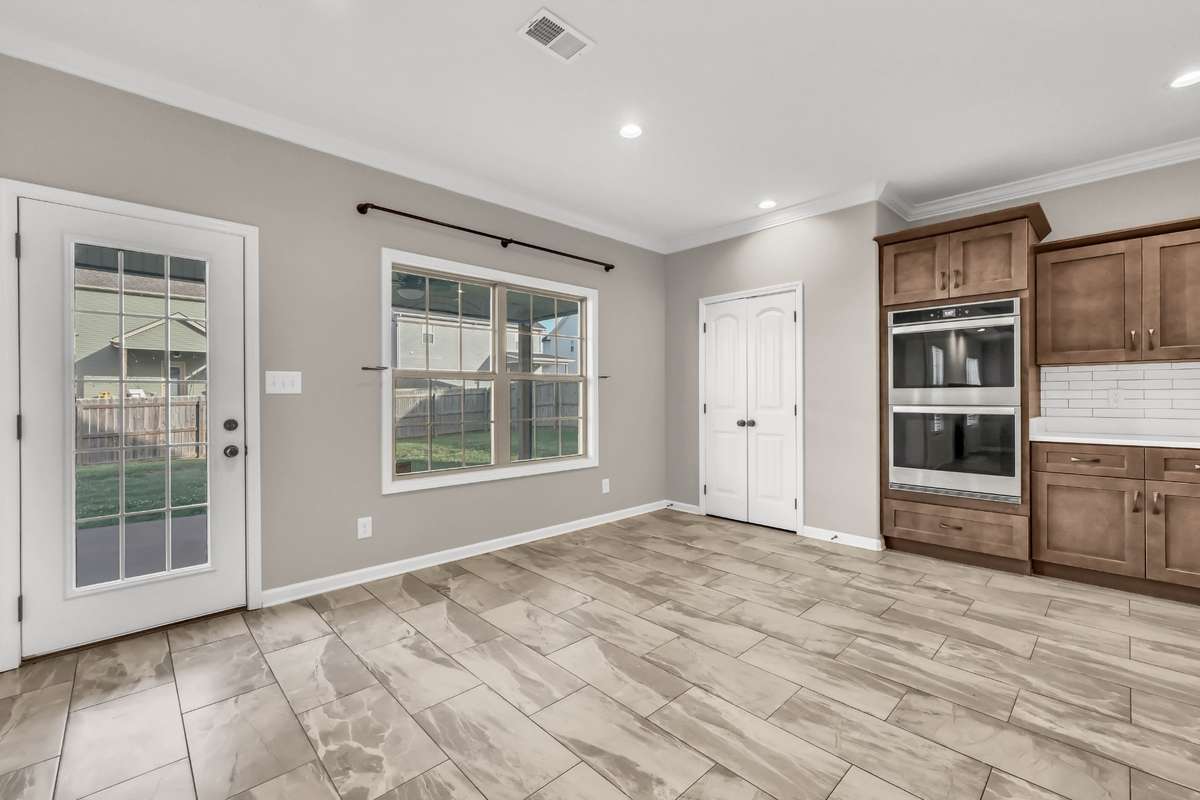 Spacious Eat-In Area with Access to the Covered Patio!