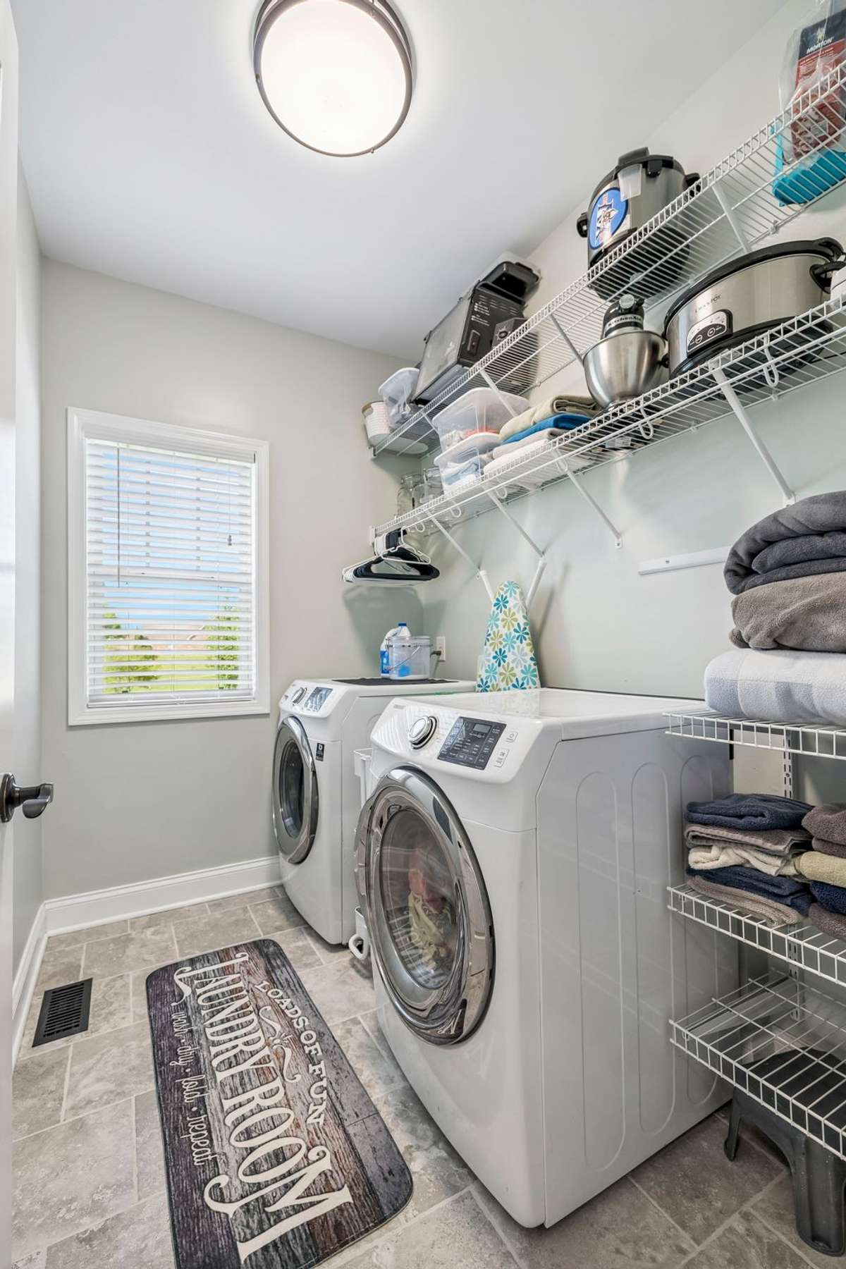 First floor utility room