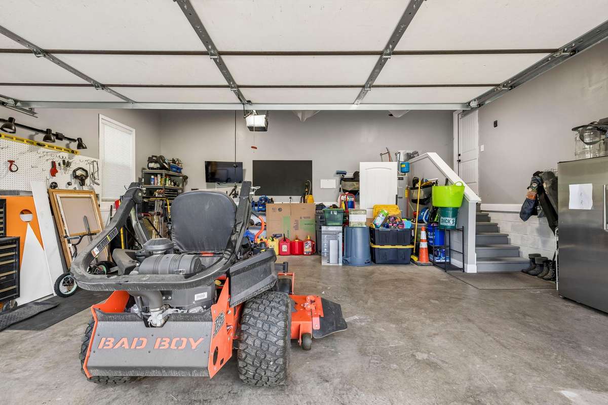 Two car garage