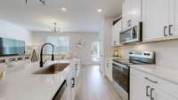 Black Matte Faucet. All kitchen appliances remain