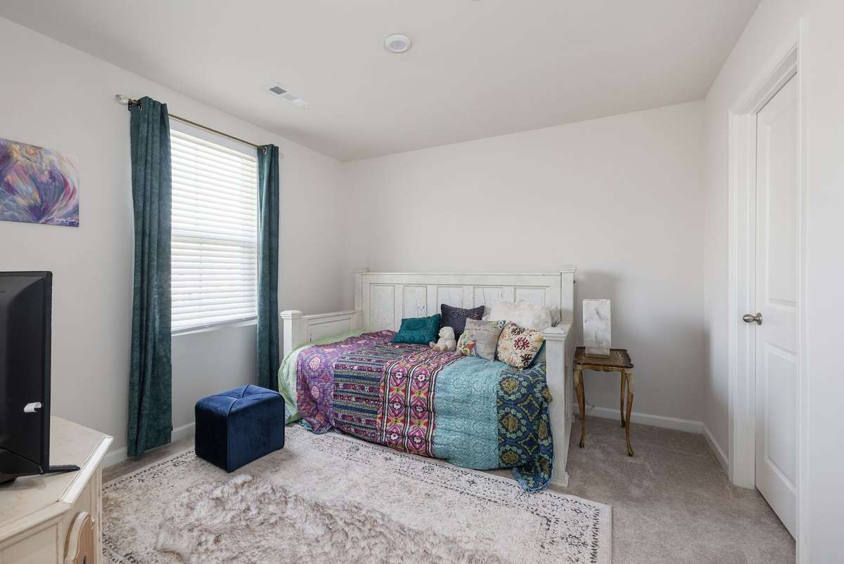 2nd guest bedroom with walk in closet