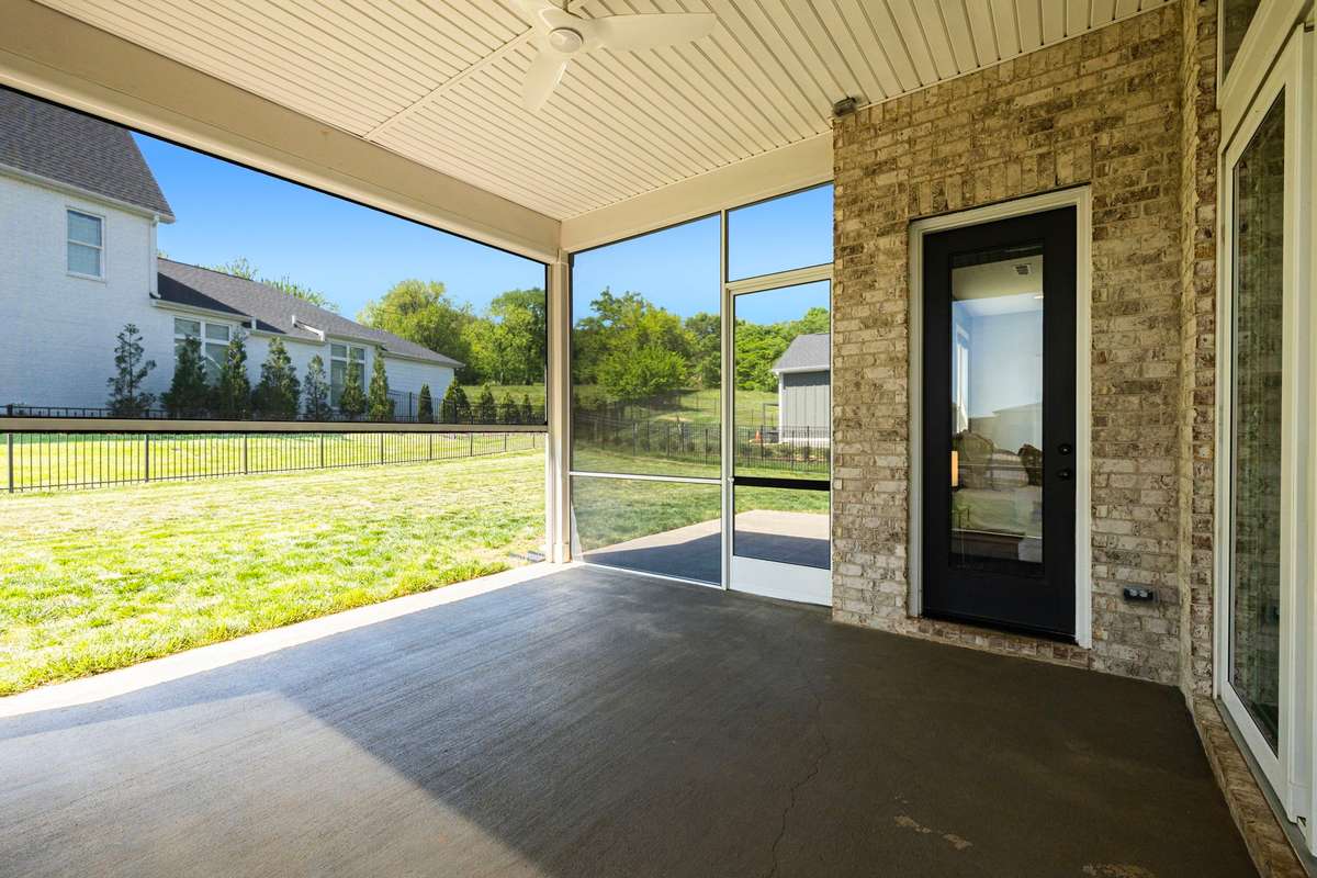 Step outside directly from the primary suite to enjoy that morning cup of coffee!