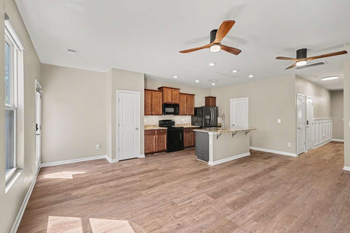 Another view of this open floor plan