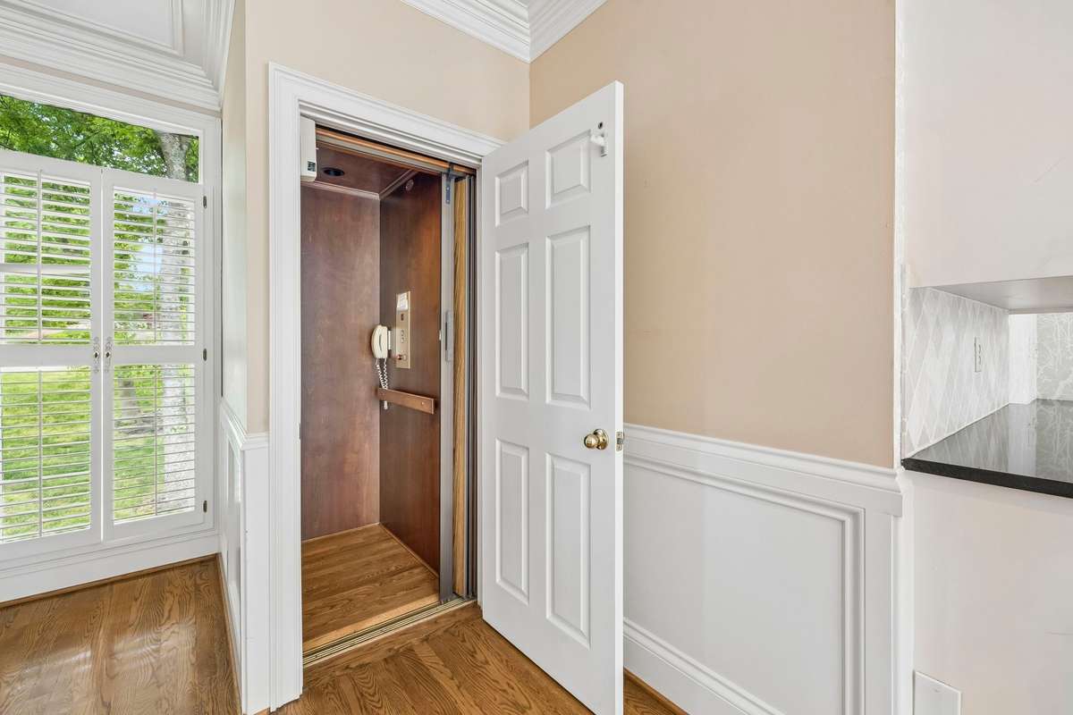 An elevator to the basement if needed.