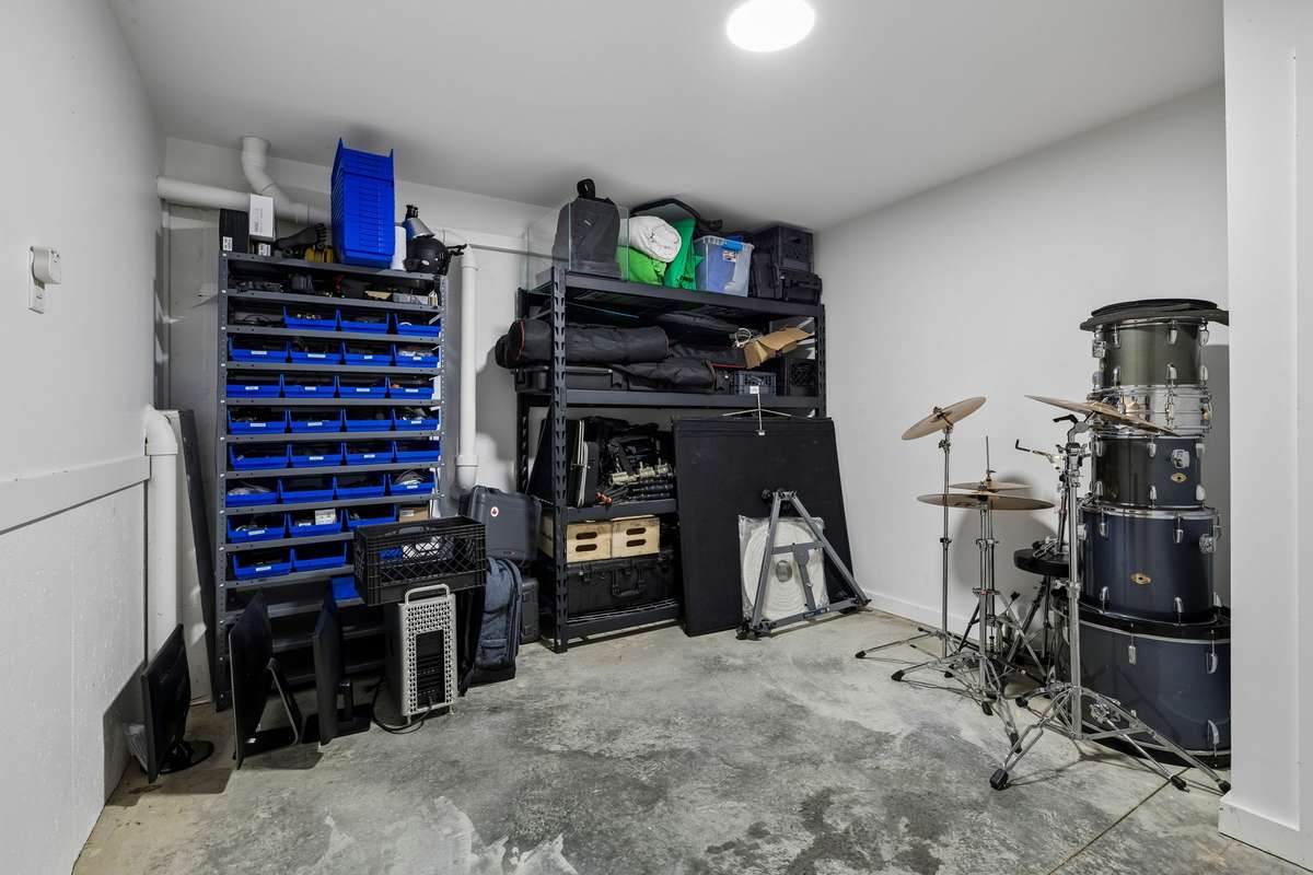 Storage / Storm Shelter / Recording studio located right behind garage.