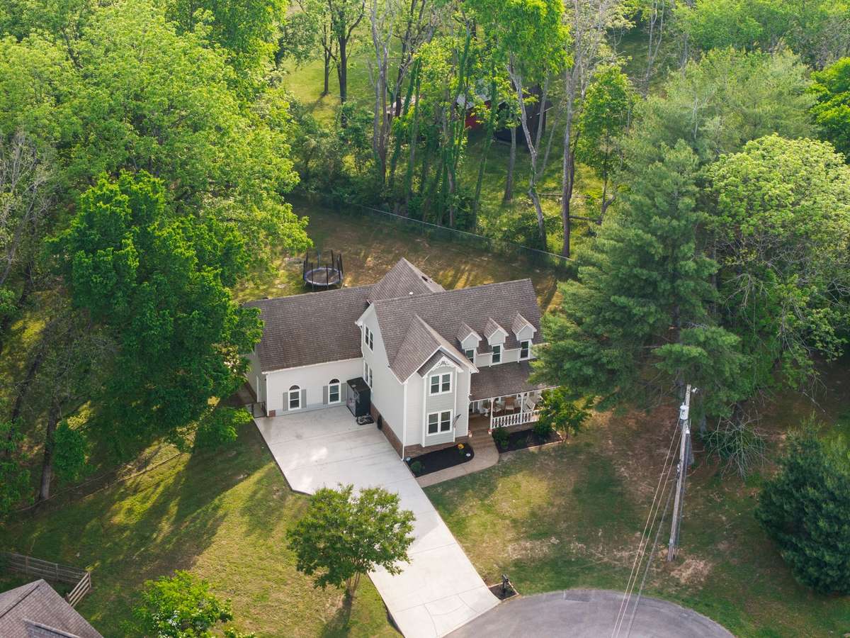 Spacious lot at the end of a cul de sac!
