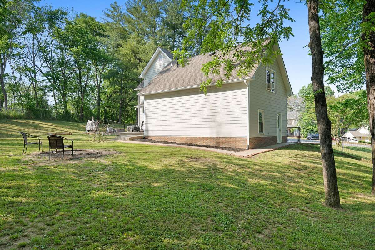 Large backyard!