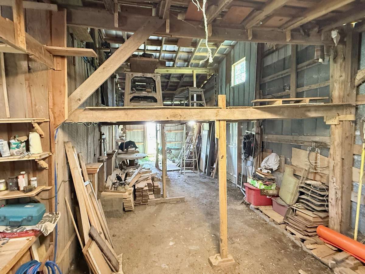 Stall area with loft