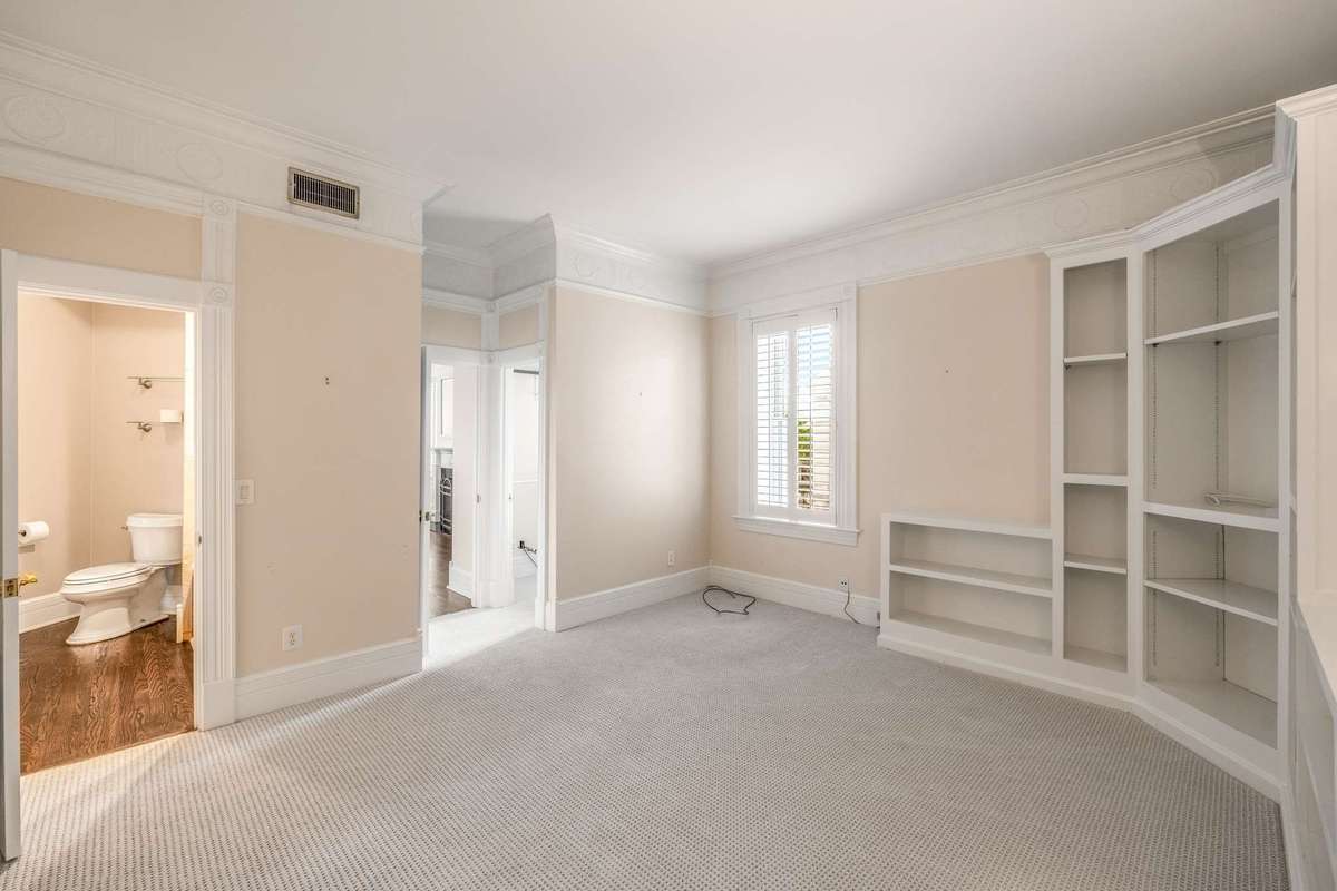 The second bedroom - built ins give this room so much personality!