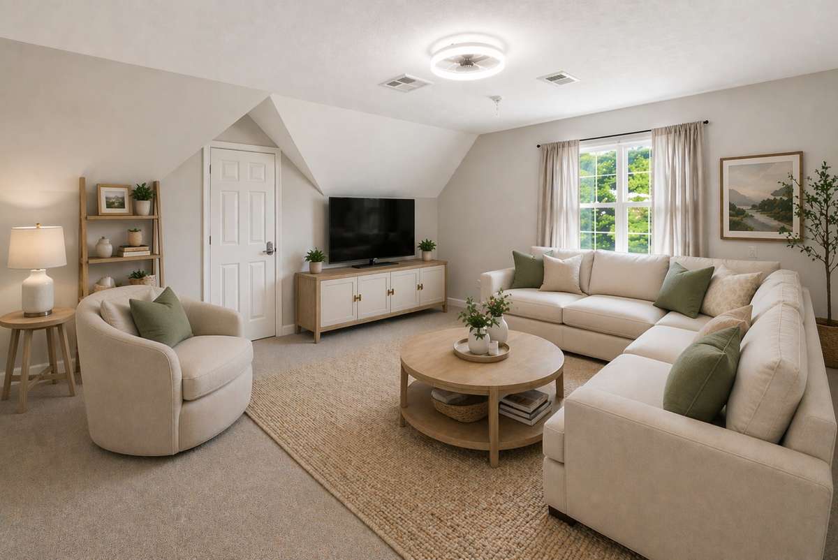 Light-filled main living space with a layout that just makes sense for everyday living.