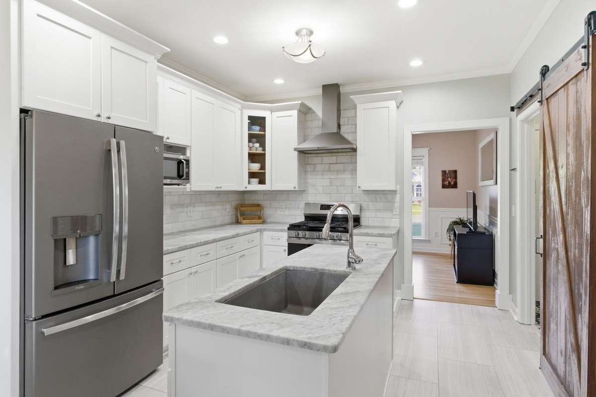 Fully remodeled kitchen with updated finishes and a fresh, functional design