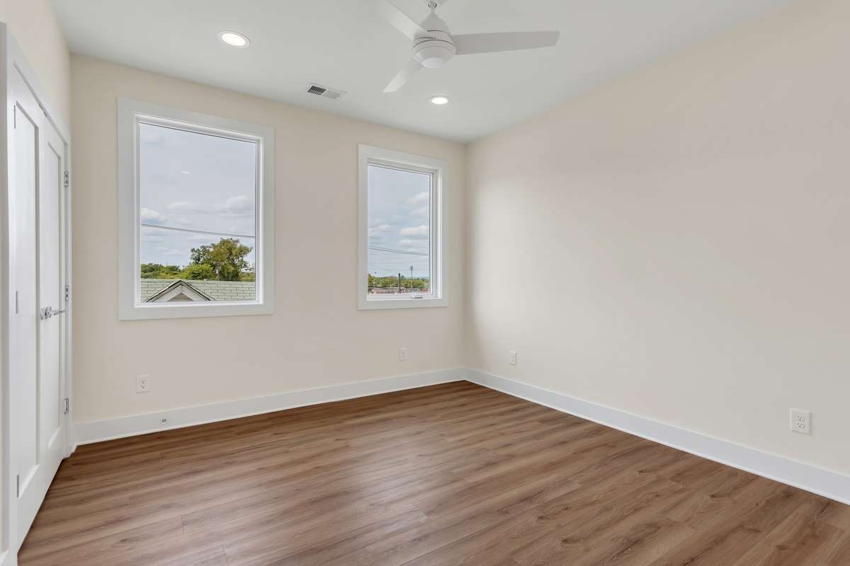 Watch the sunset from this special bedroom space!