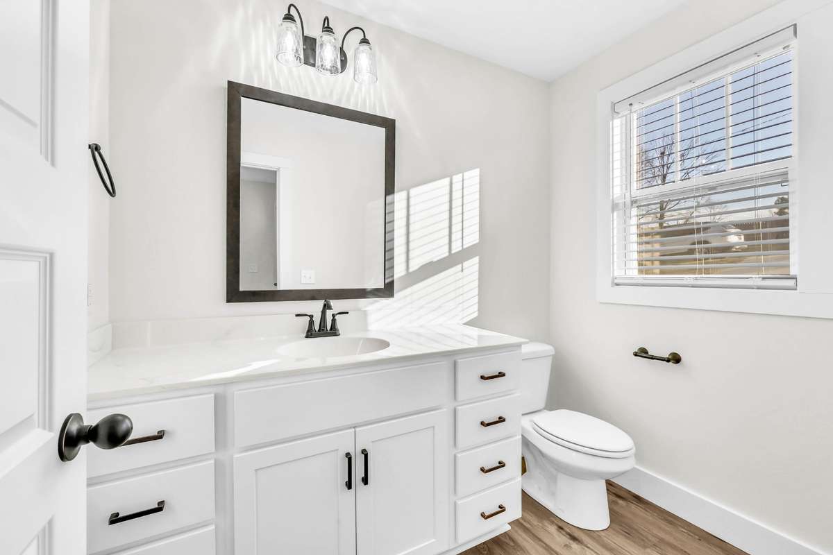 Downstairs half bath
