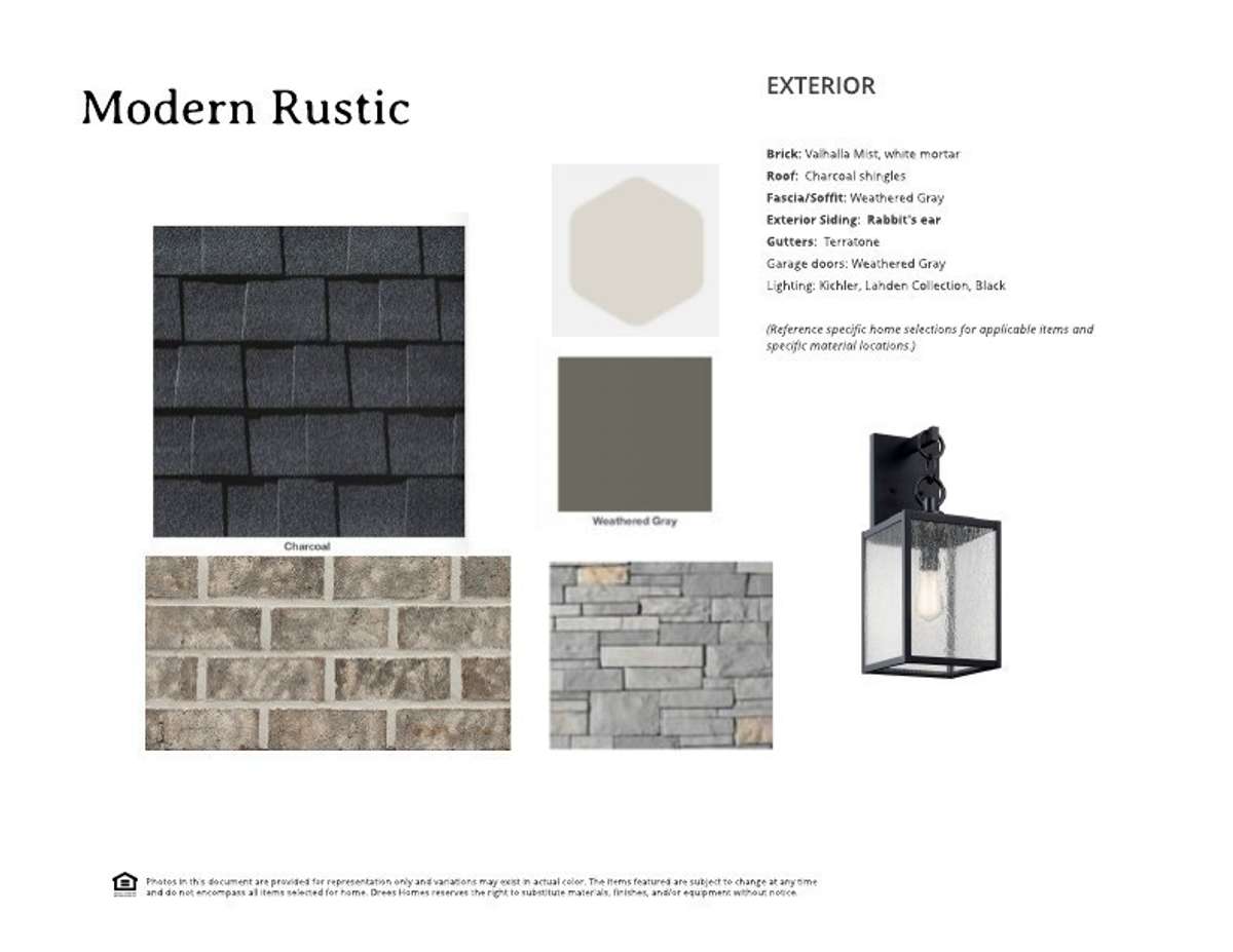 Exterior color collage.