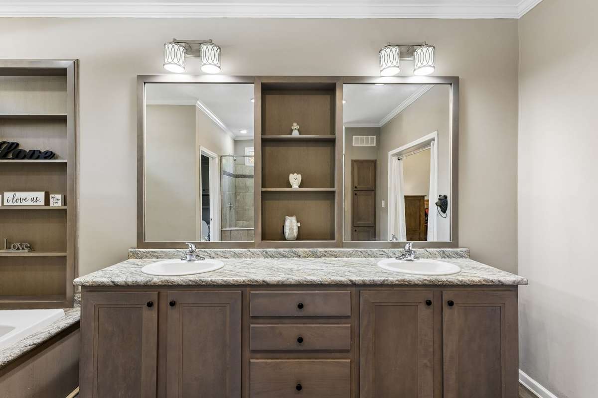 double vanities and lots of drawer space