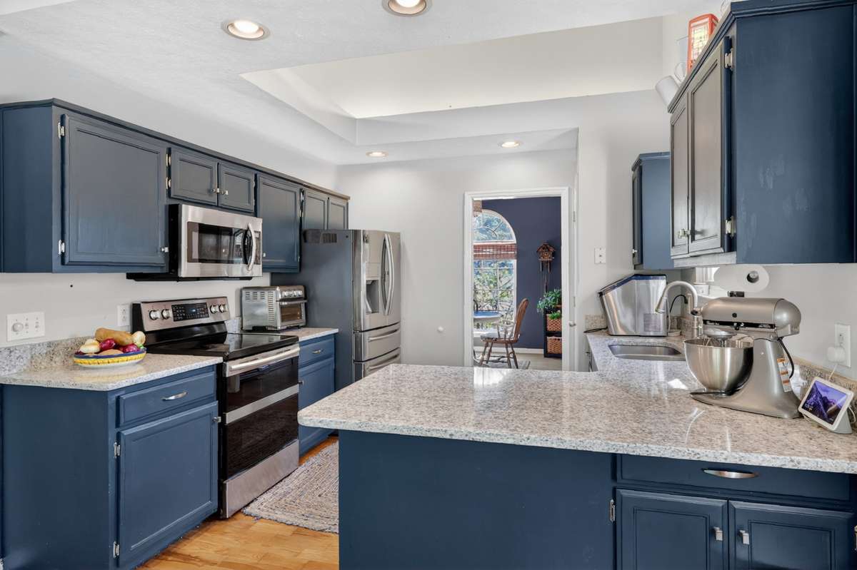plenty of counter space and natural light abounds!