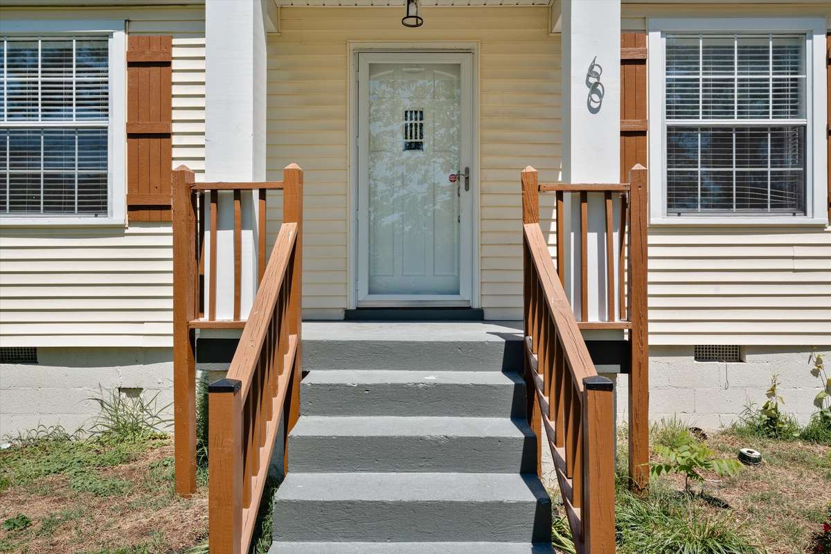 Welcoming front porch