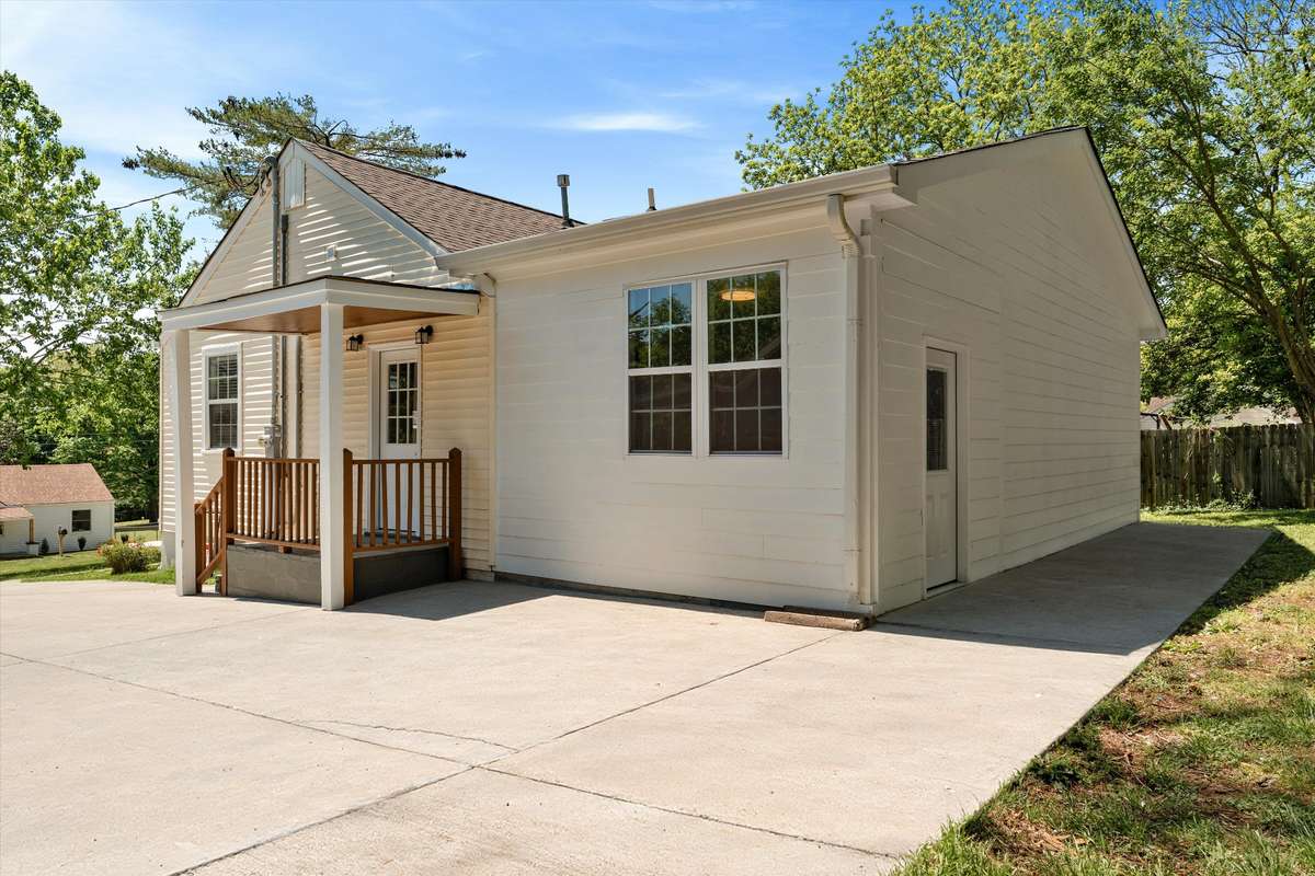 Side view of home