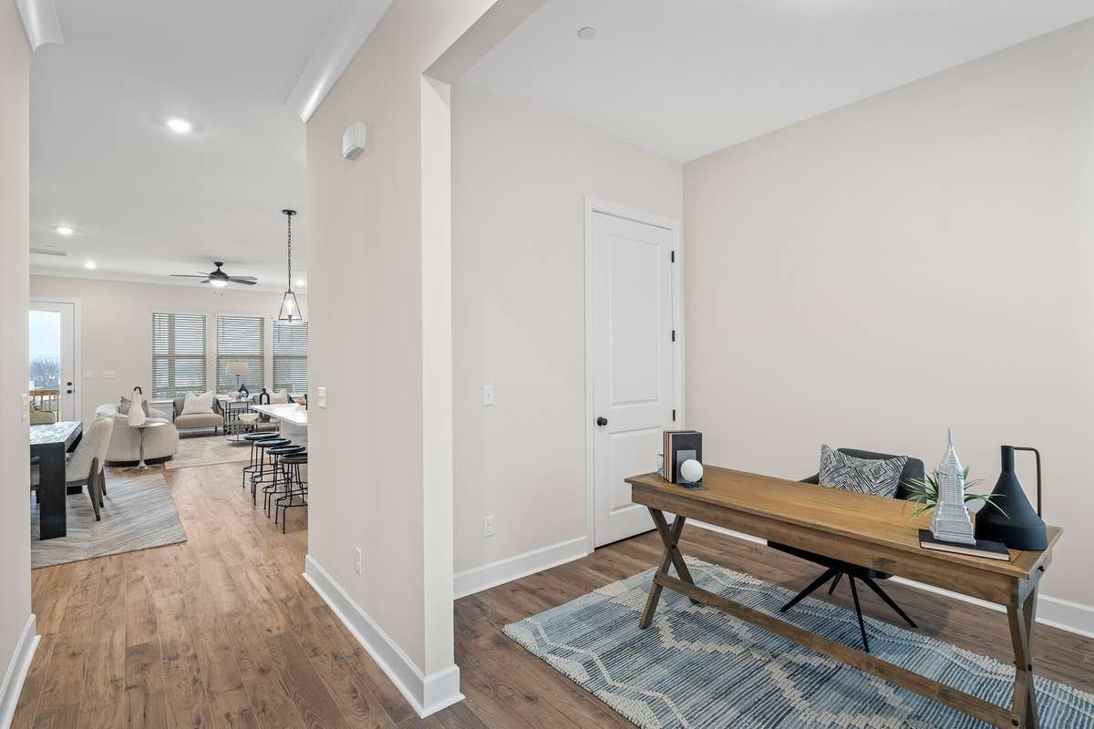 Flex room off the foyer perfect for an office or playroom