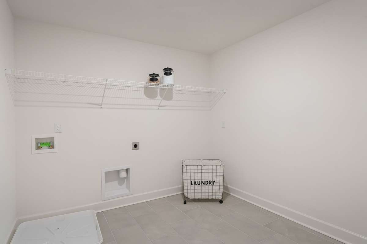 HUGE laundry room!