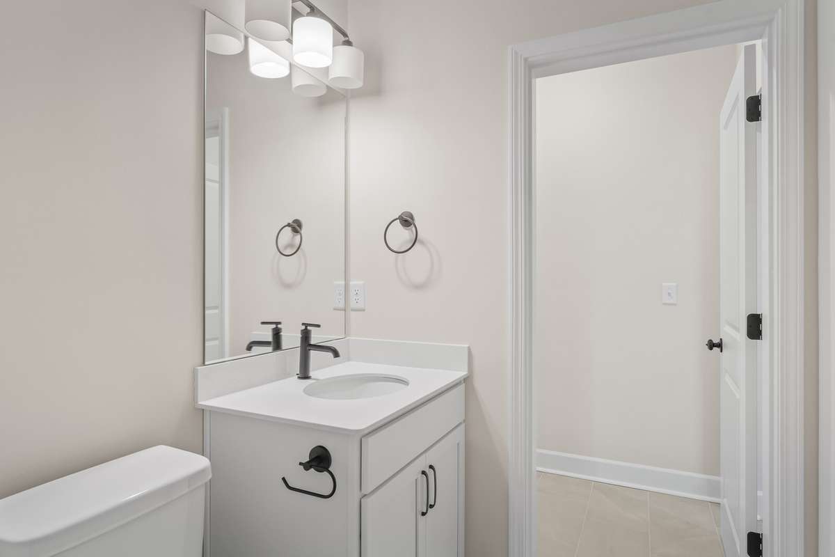 Lower level full bath