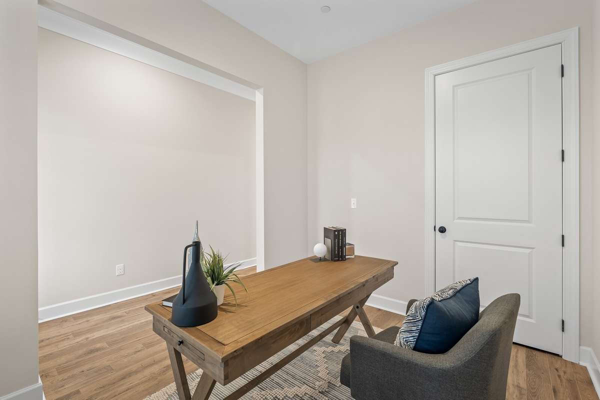 Flex room you can use for an office, playroom or another tv watching room. the possibilities are endless.