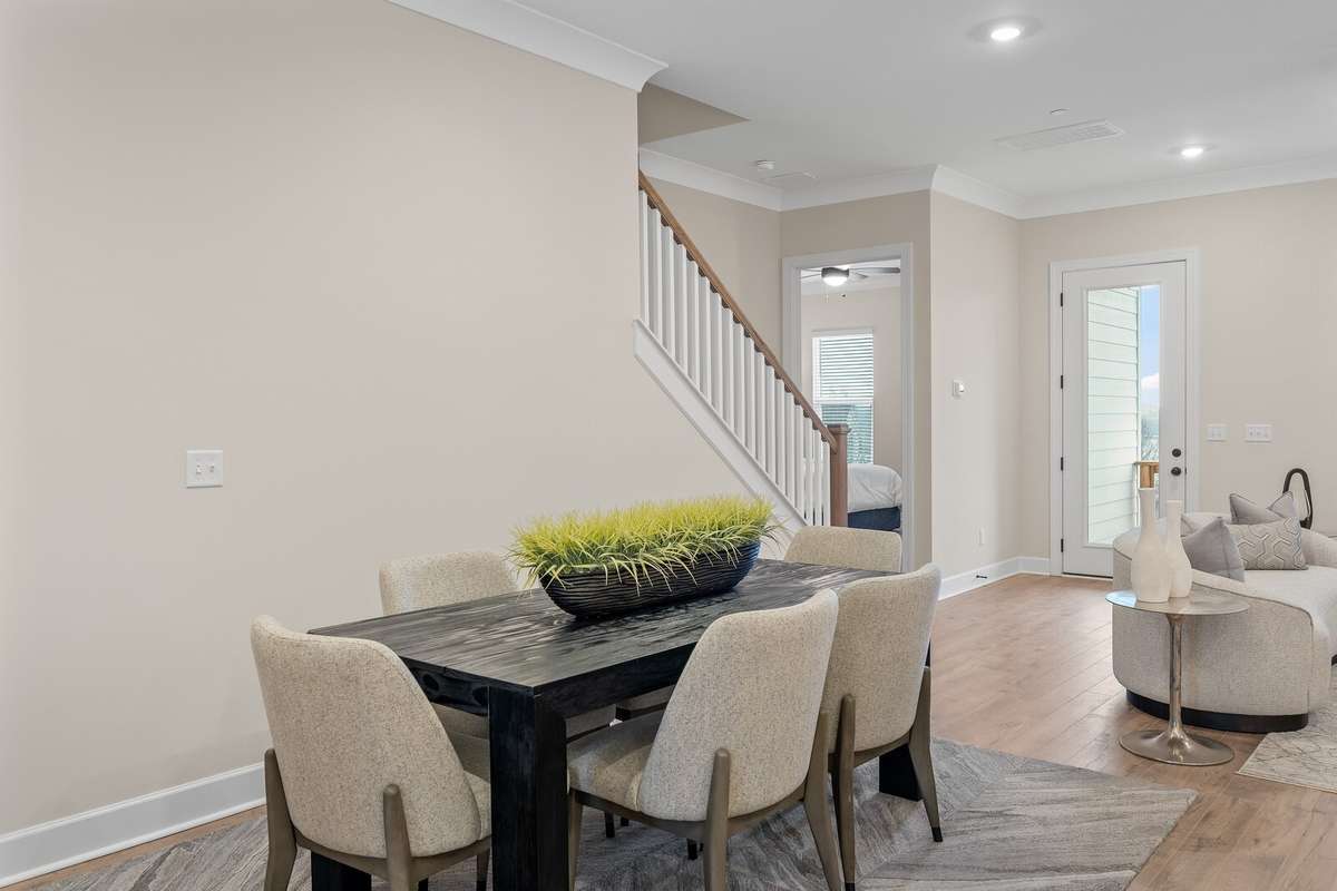 large dining area to host guest and family dinners