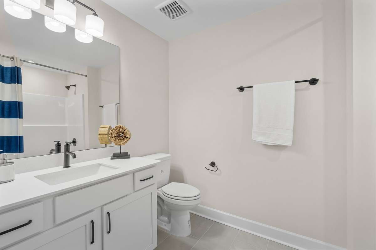3rd bathroom upstairs attached to the 3rd bedroom