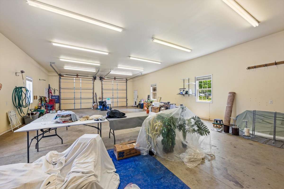 detached garage inside