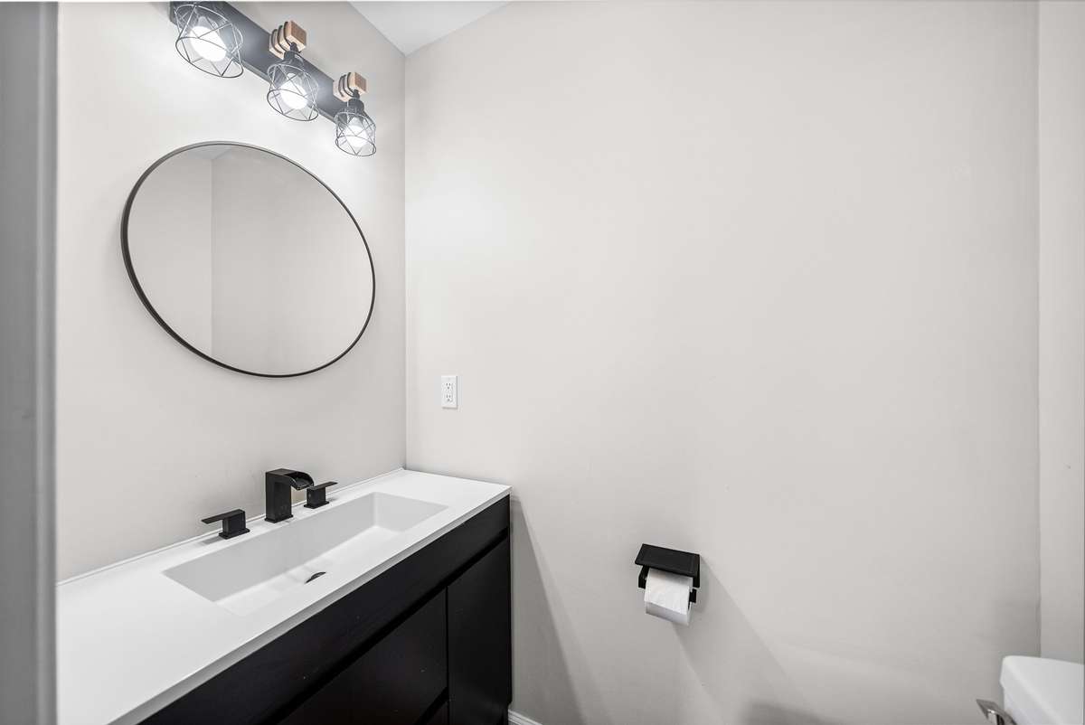 Half bath on Main floor