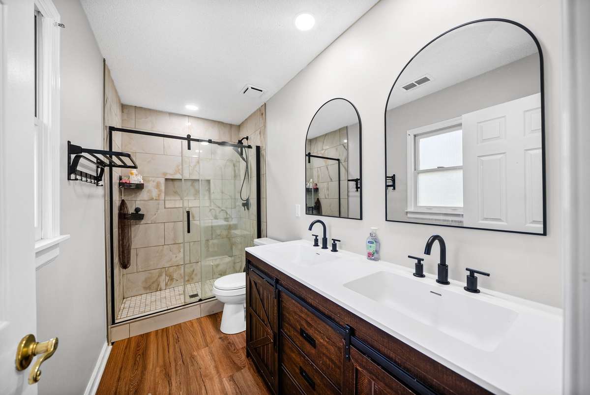 Primary bathroom with shower