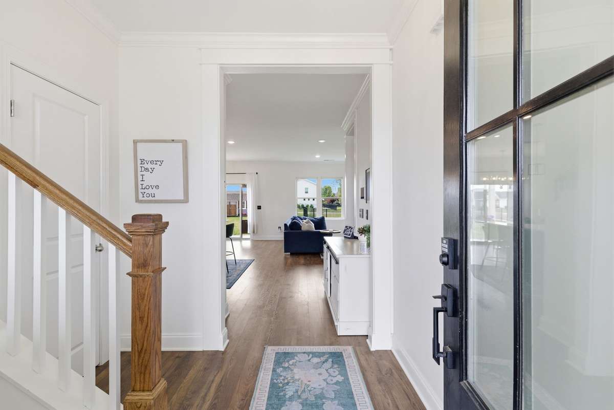 Bright, open, and welcoming entryway that sets the tone from the moment you walk in!