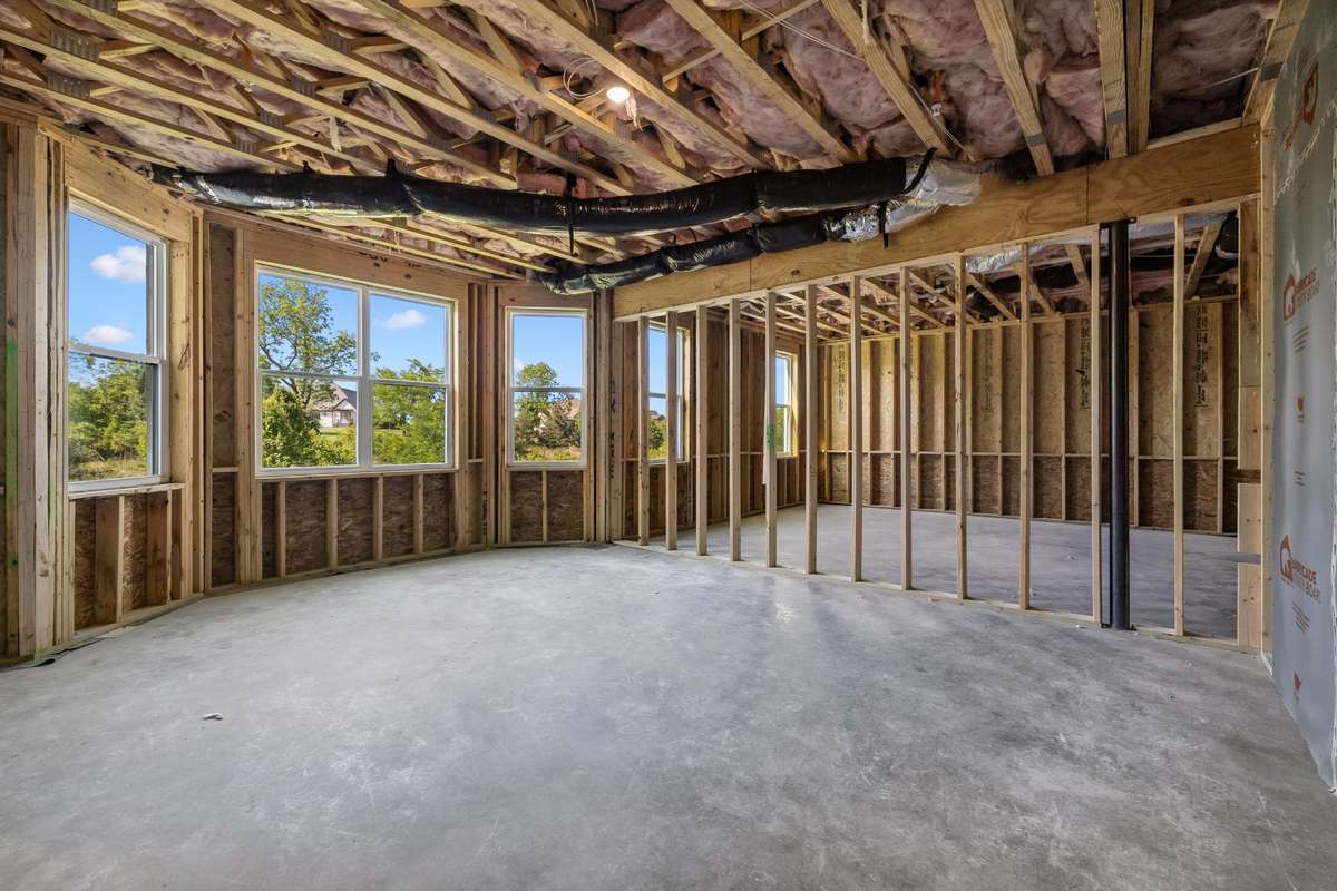 There are several rooms in the basement that can still be finished out if you need them, including a full bath.