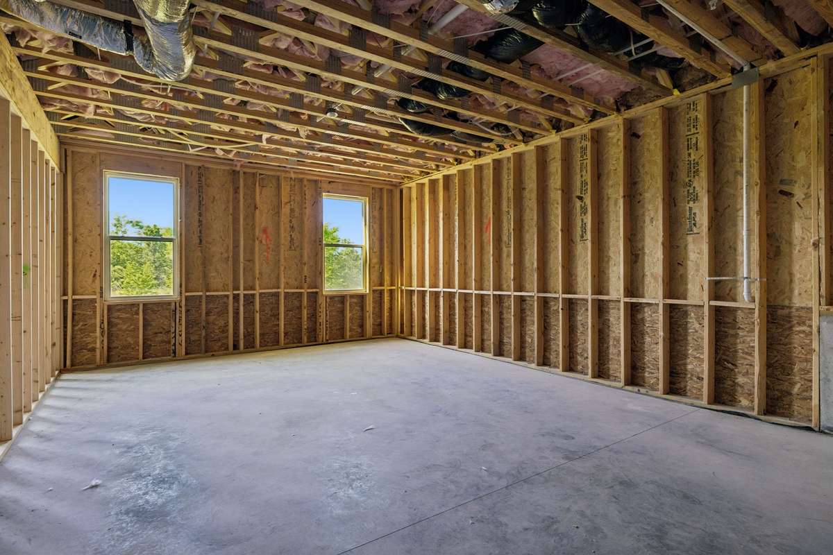 Over 1700 sq ft of unfinished space
