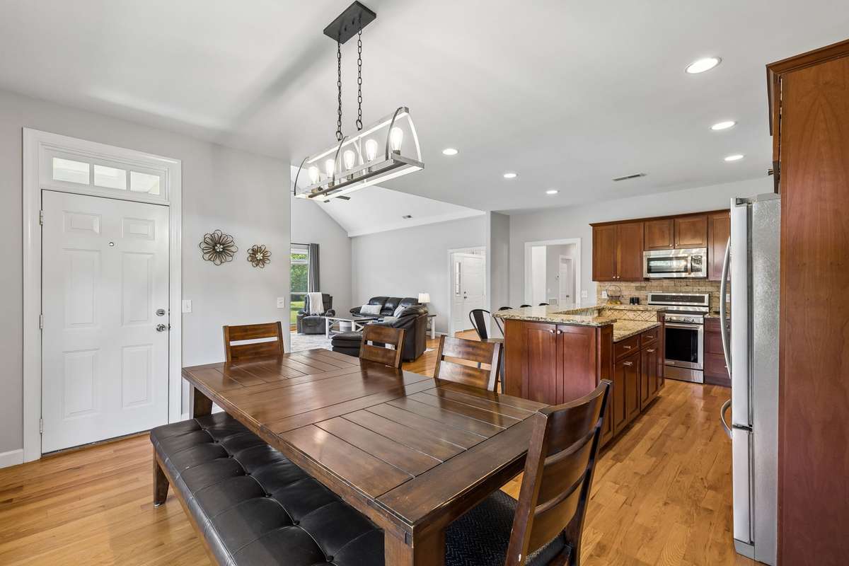 Huge eat in dining area