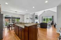 Open kitchen living room! LIGHT!!!
