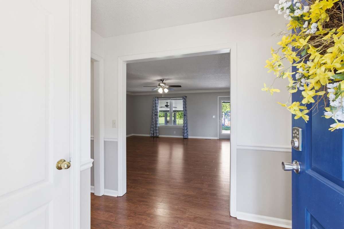 Entry foyer for welcoming guests.