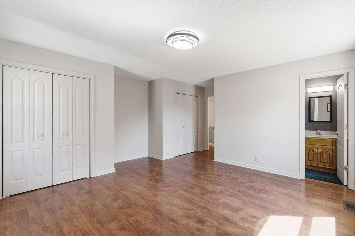 Primary bedroom with bath.