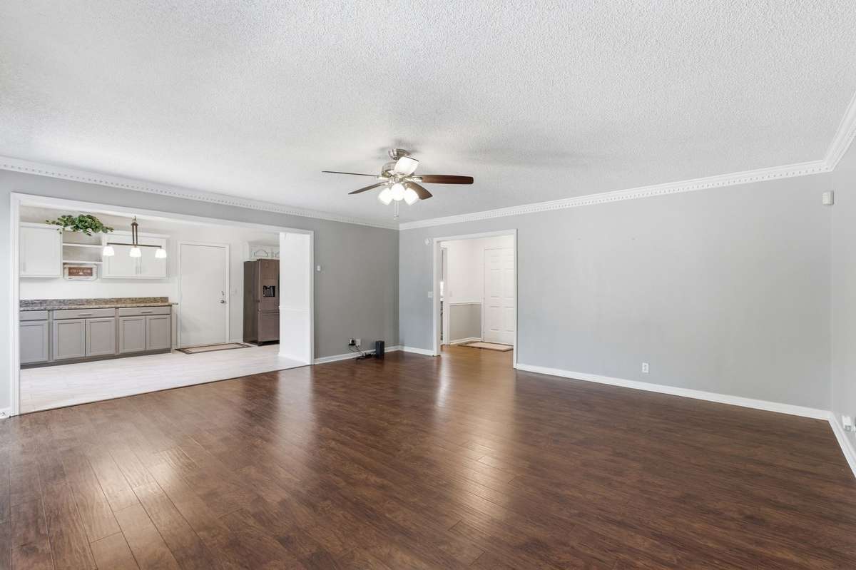 Open-concept layout connecting living, dining, and kitchen for effortless everyday living.