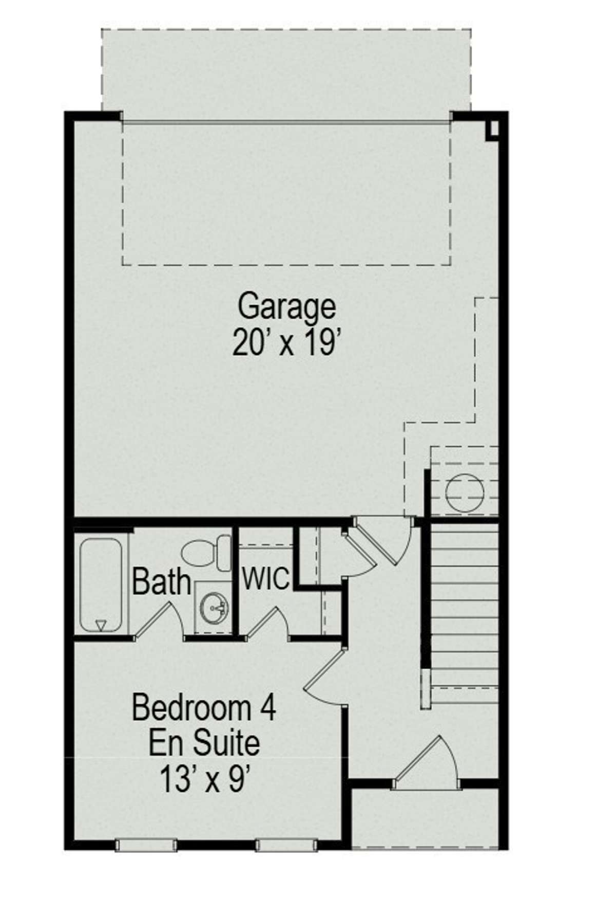 1st floor layout with main level 4th bedroom option. Two car garage NOT TANDEM.