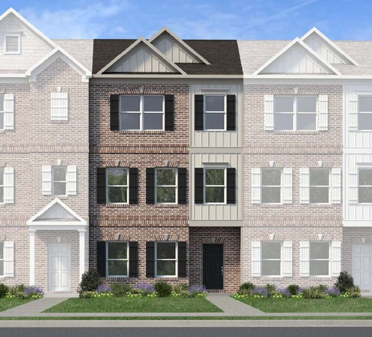 This Richmond has the 4th bedroom option and is estimated to be complete in July.