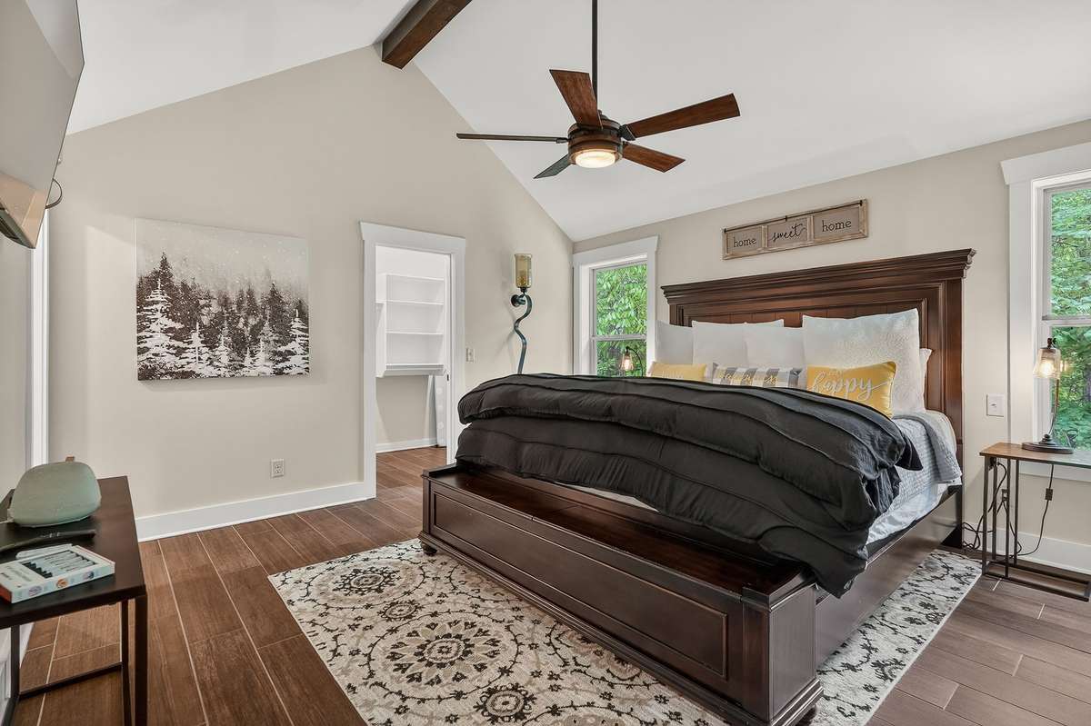 Spa-like primary suite.