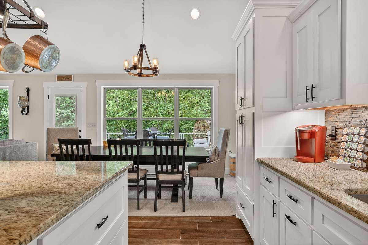 Gorgeous views from dining area.