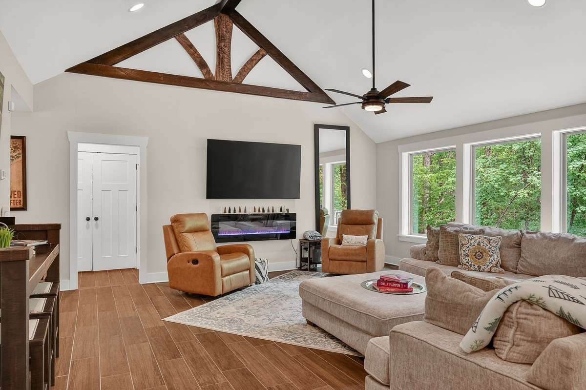 Upgraded tile flooring throughout home.