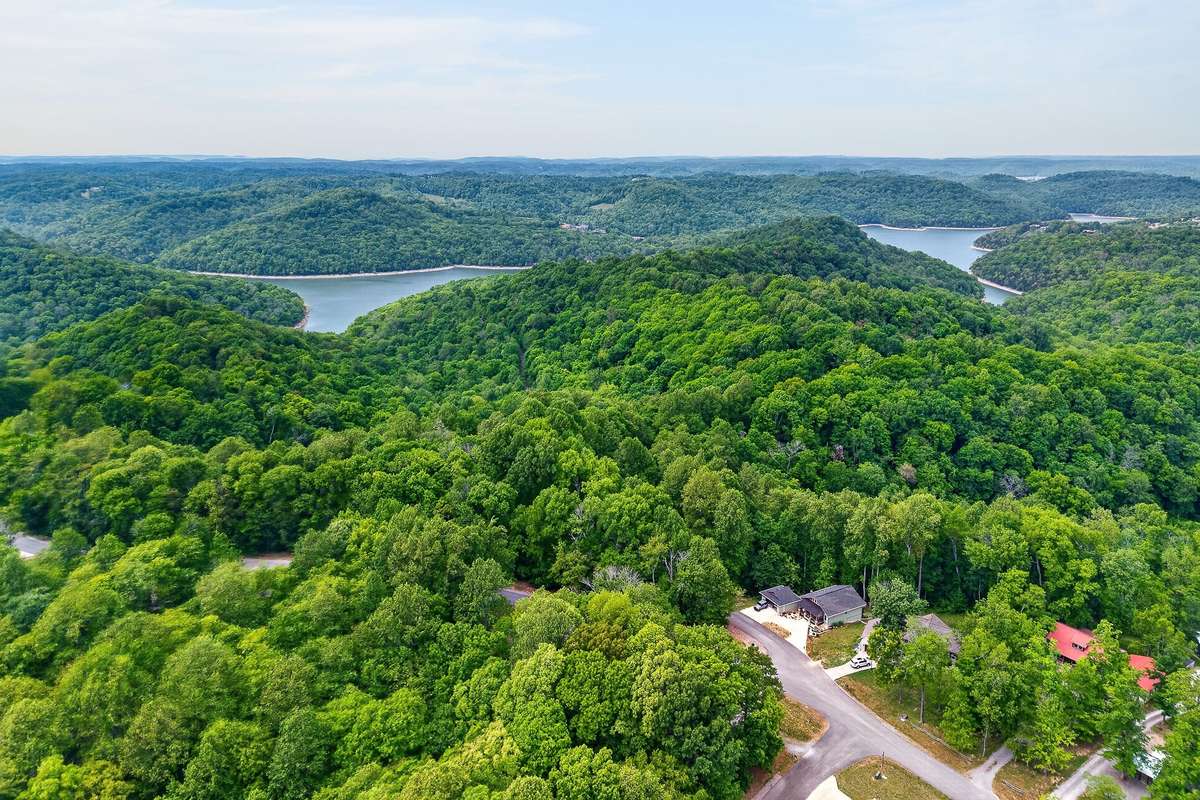Center Hill Lake in the distance! There is a walking trail to the lake in the community.