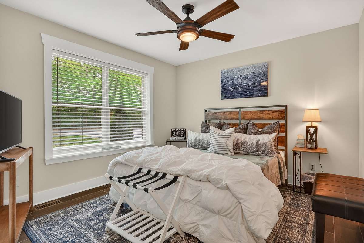 Second guest bedroom, just as beautiful and inviting as the other two.