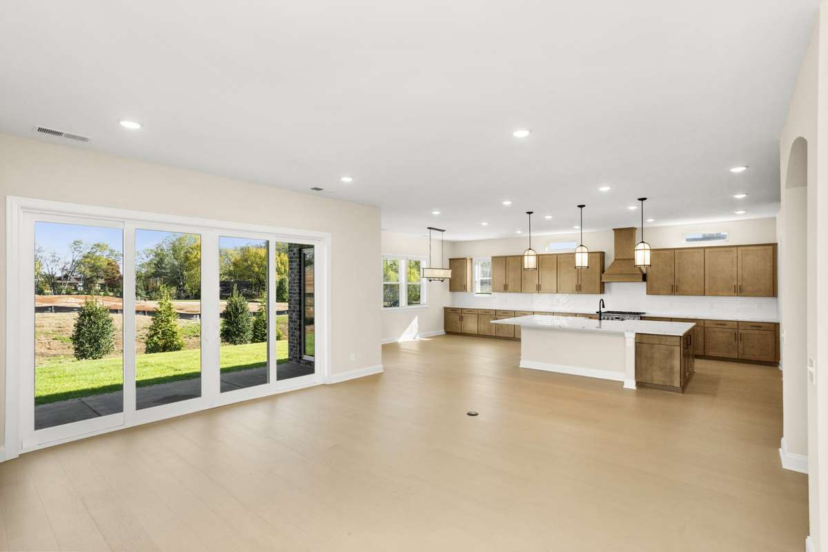 View of the Family Room/Kitchen